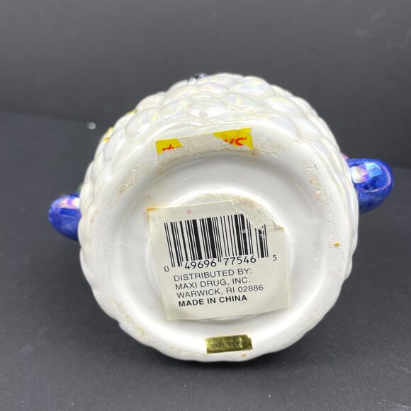 VTG Set of 2 Holiday Ceramic Santa & Snowman Candle Holders 7"-Max D. Drug, Inc - Picture 6 of 12